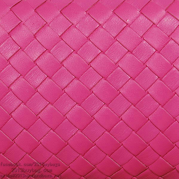 Bottega Veneta intrecciato calf leather clutch 11308 rosered - Click Image to Close